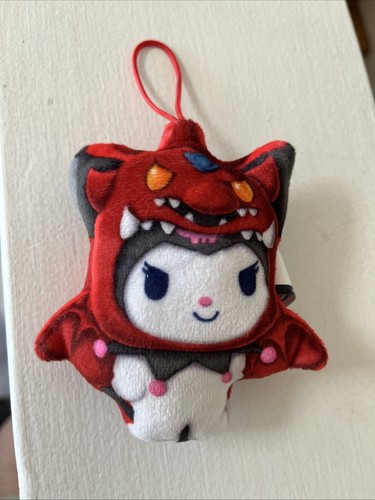 Yugioh x Hello Kitty Sanrio McDonalds Toy Plush Kuromi x Slifer The Sky Dragon