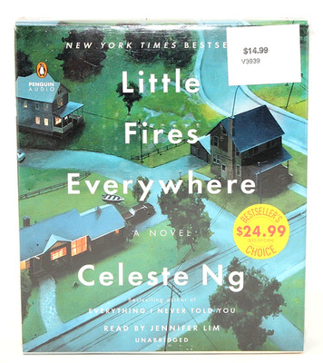 LITTLE FIRES EVERYWHERE Celeste Ng,  2017 Penguin Audio CD Unabridged NEW SEALED