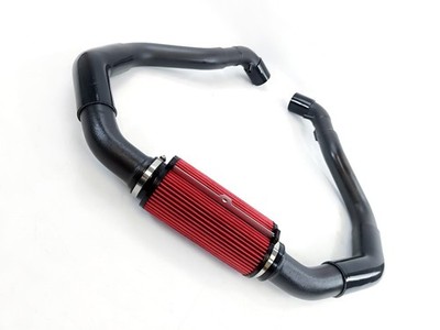 Long Tube Cold Air Intake In Wrinkle Black for 2008-2013 Infiniti G37 VQ37VHR