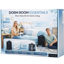 Dorm Room Essentials Set, 5-Piece College Dorm Essentials Kit for Girls & Guy...