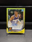 2025-26 Topps Bowman Chrome Ryan Dunn Yellow Mojo /75 Auto Refractor #BCA-RU