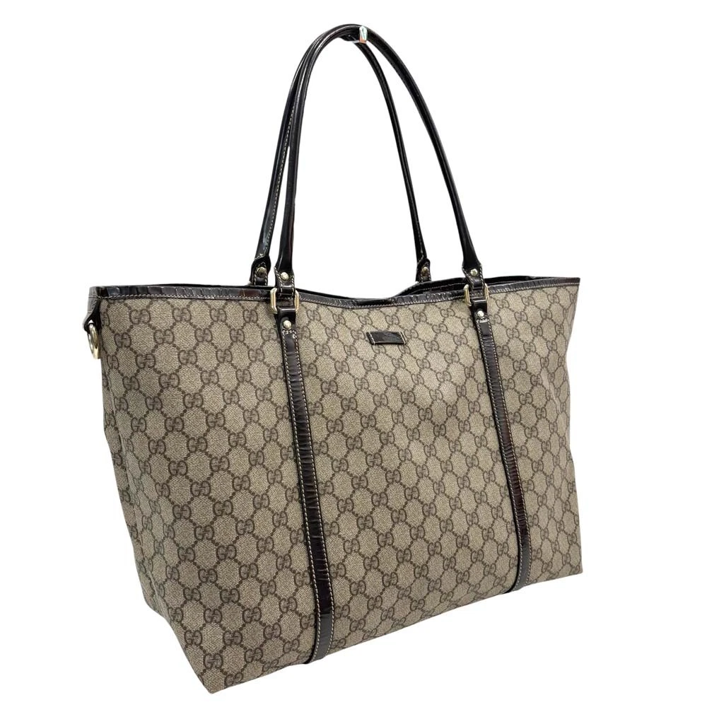 Gucci — Gucci Tote Bag 197954 Leather Brown Women's KNB1795 #KNB1795