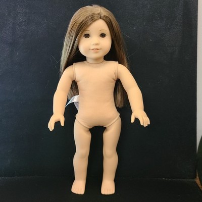 American Girl CYO One of A Kind 18''  Doll Brown Hair Brown Eyes Jess Face Mold