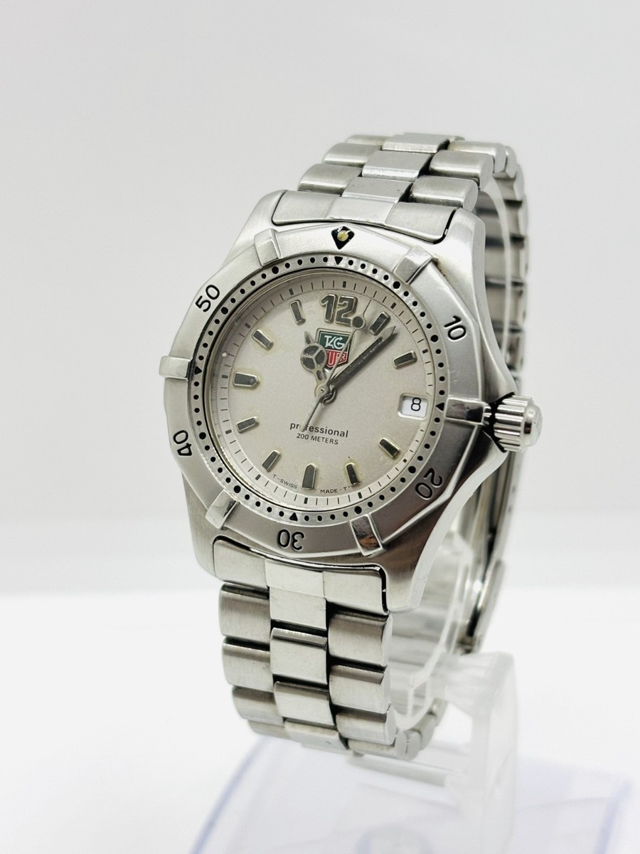 Exc+5] TAG Heuer Professional 2000 WK1212 35mm Gray Dial Quartz