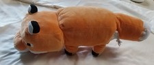 Minecraft Fox Pillow Buddy Stuffed Plush Orange Soft Lovable