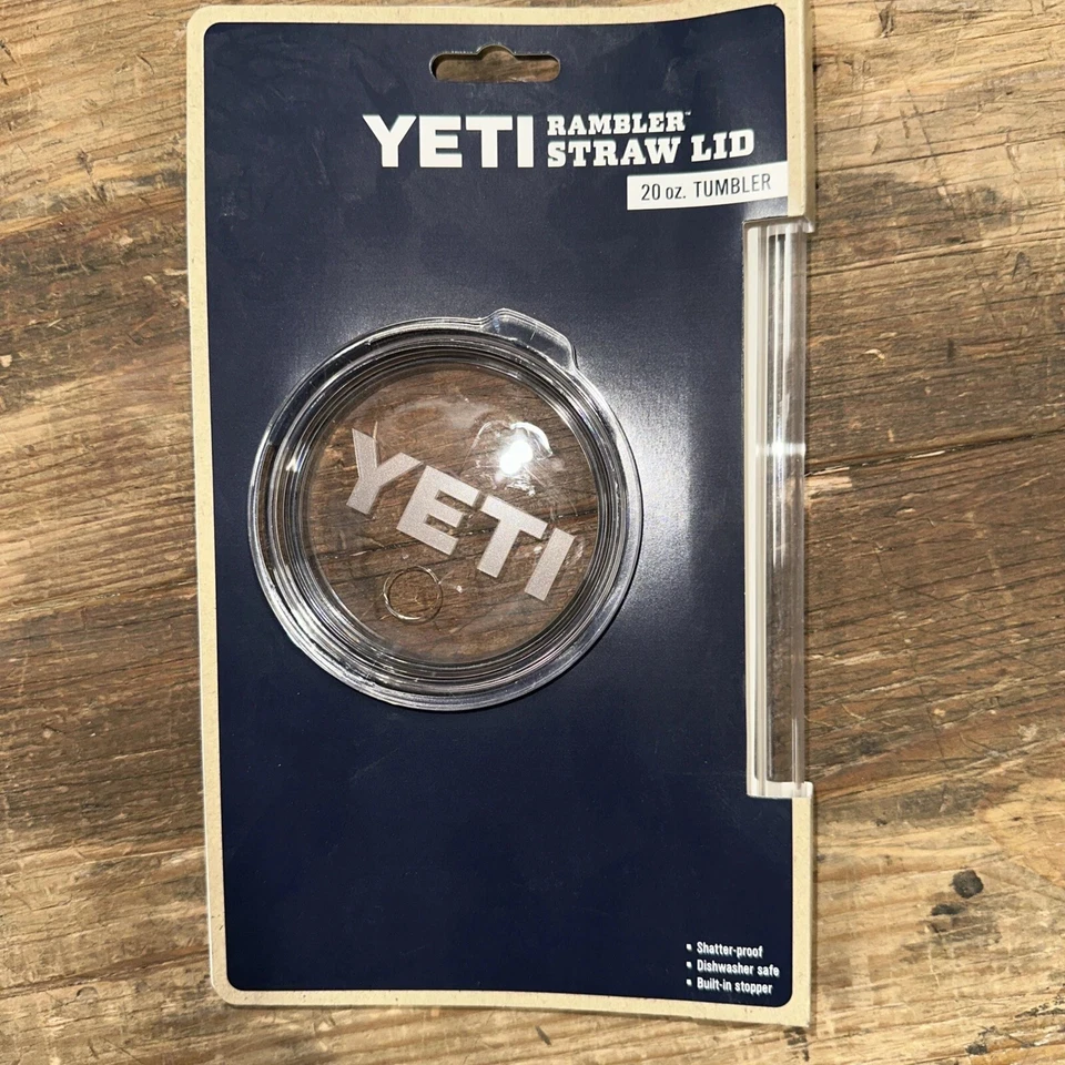 Genuine YETI Rambler Straw Lid Ramblers for 20 oz Tumblers 24 oz Mugs & 16 Pints