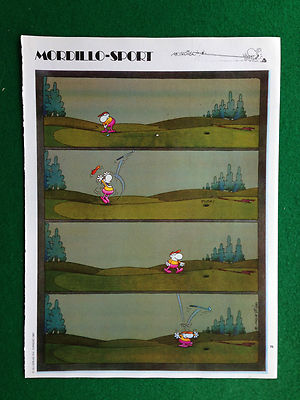 (D321) Advertising Advertising Werbung Clipping (1981) 31x23 MORDILLO SPORT GOLF