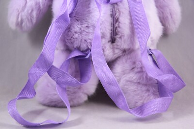 Preowned Esther Bunny Lavender Backpack Esther Kim Esther Bunny Purple Plush 22 inch (56cm) Backpack  main image 3