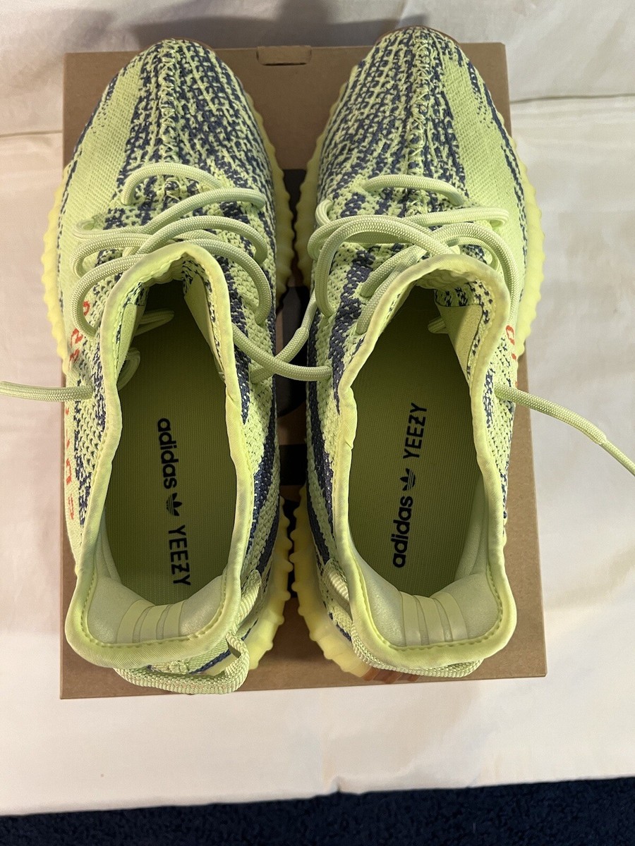 adidas gazelle silver green womens Yeezy Boost 350 V2 'Semi Frozen Yellow' main image 1