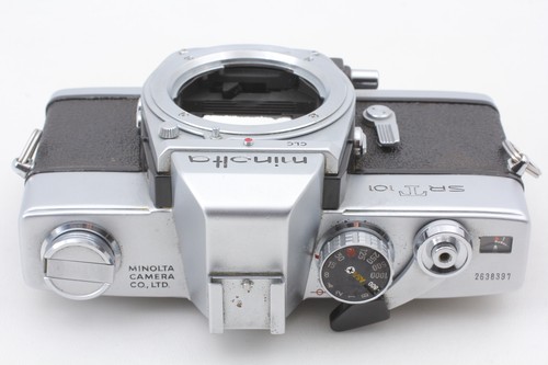 [Exc] Minolta SRT 101 SLR Meter-OK w/ MC Rokkor-PF 50mm F1.7 From JAPAN - Picture 8 of 17