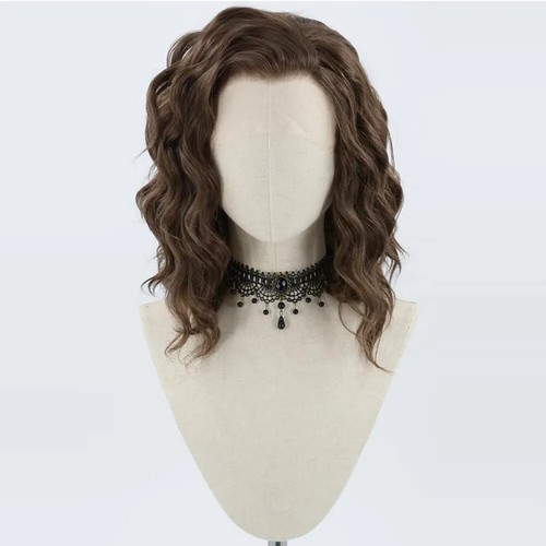 Synthetic Lace Front Wig Short Wigs for Women Short Bob Cut Water Wave Wigs - Foto 7 di 27