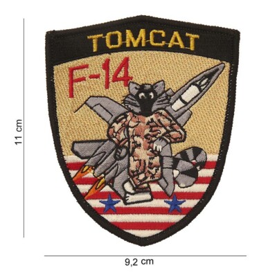 Aufnäher  US-Navy  Tomcat   F-14   ca 11x9,2 cm