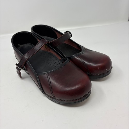 Sabots Femme Dansko En Cuir Noir - Pointure 37 US, Style Mary Jane, Occasion