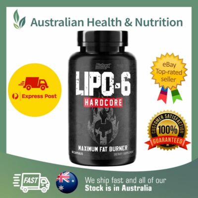 NUTREX RESEARCH LIPO 6 HARDCORE // USA FORMULA + FREE SAME DAY POST & SAMPLE