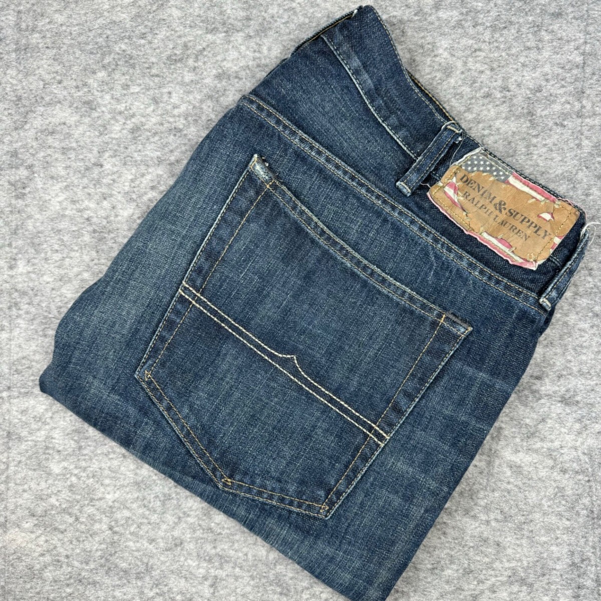 DENIM & SUPPLY RALPH LAUREN STRAIGHT DENIM JEANS 40x28 DARK