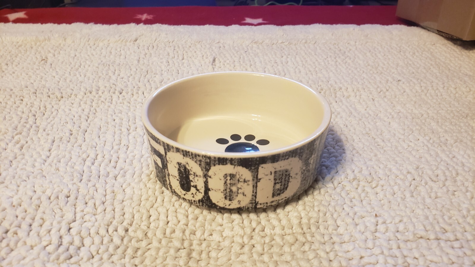 Dish Petrage Us 5" Food  'vintage' Style New W Tag Pets Free