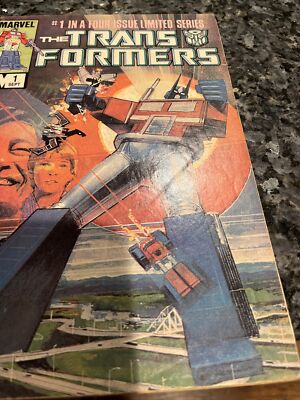 Transformers #1 - 1st APPEARANCE OF TRANSFORMERS IN COMICS F