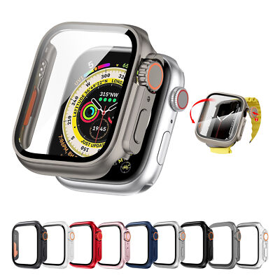 Schutzhülle Case Für Apple Watch 9 8 7 6 5 4 SE 40/41/44/45mm Wechsel zu Ultra 3