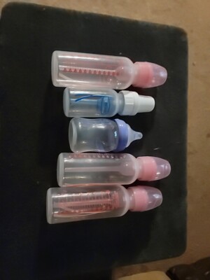 Dr Brown Baby Bottles Lot Of Four Plus One Lansinoh
