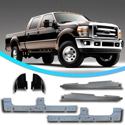 99-18 Ford Super Duty Crew Cab Full length Inner outer Rocker Panels Cab Corners