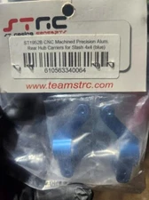 ST1952B STRC ALUM, REAR HUB CARRIERS FOR SLASH 4X4 (BLUE) 1952B REAR HUB