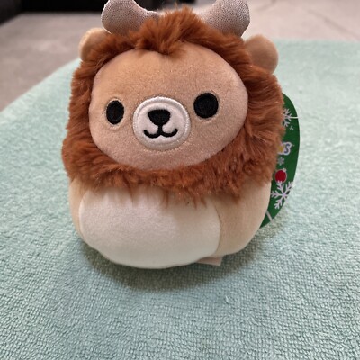 Squishmallow Francis Christmas Plush Lion 4 And 1/2 Inches New