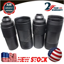 4PCS For Mercedes SL R230 Hydraulic Suspension Front & Rear ABC Shock Dust Cover