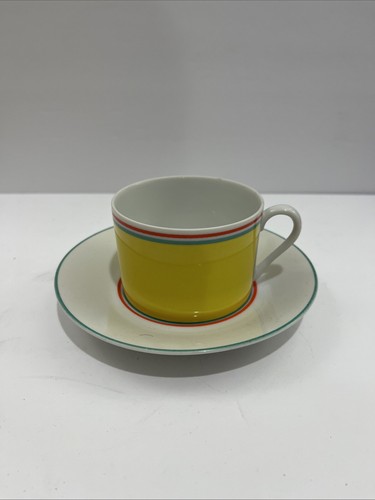 RARE! FIESTA 1980 BY GEORGES BRIARD Set Of Cup And Saucer 6 Oz Mid Century