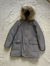 Woolrich Arctic Parka Ramar Cloth Fabric Duck Down Winter Jacket Size S