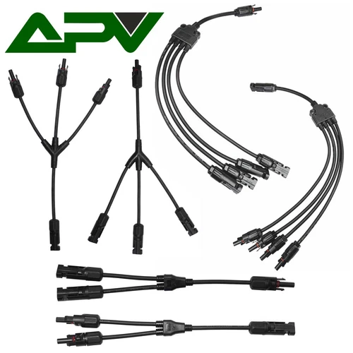 Y Solarstecker PV Verteiler Buchse für Solarpanel Adapter mit Solarkabel 0% MwSt