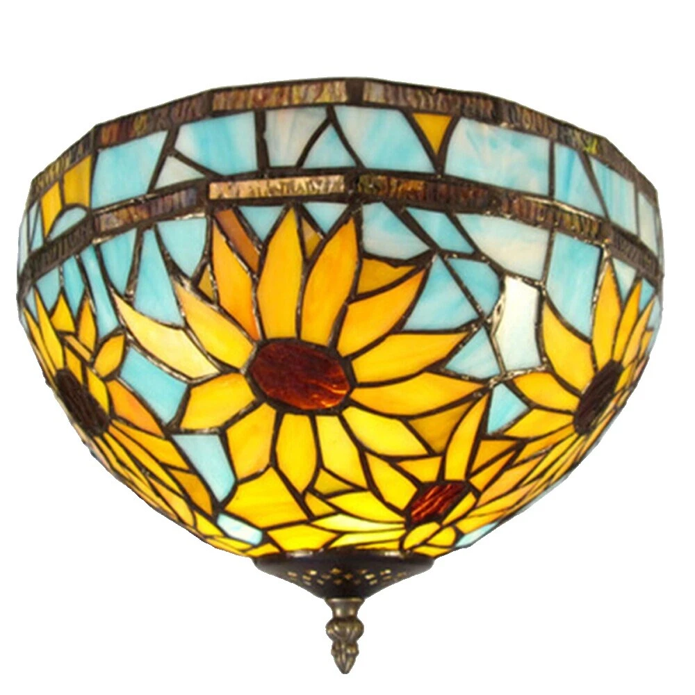 Stained Glass Chandeliers & Ceiling Fixtures