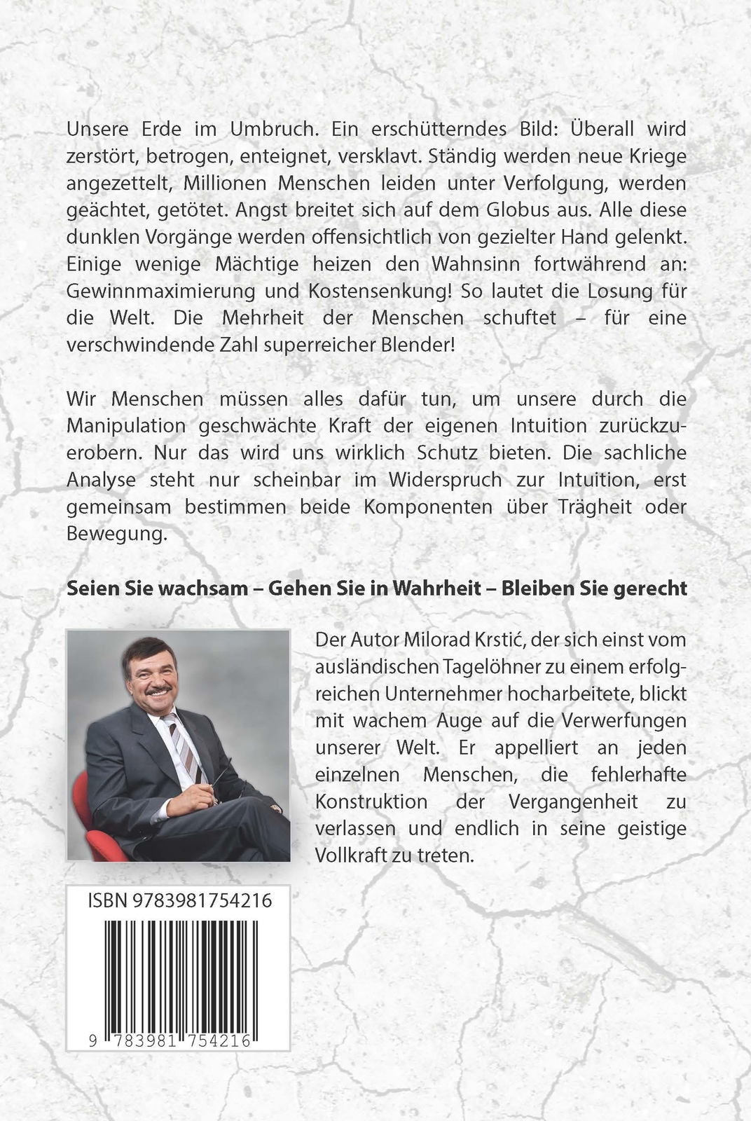 Thumbnail - Menschheit Umbruch. Perspektive Durch Intuition Milorad Krstic