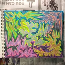 Drawing 11X14" Oil Pastel on Paper