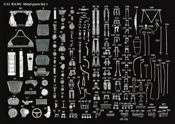 MFH Model Factory Hiro 1/12 Honda RA301 Ver.A 1968 French GP MFH Model Factory Hiro 1/12 Honda RA301 Ver.A 1968 French GP