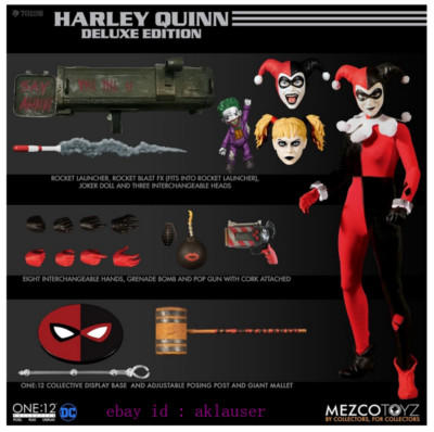 Mezco Toyz 1/12 DC Comics Harley Quinn Action Figure Toy Model In Stock