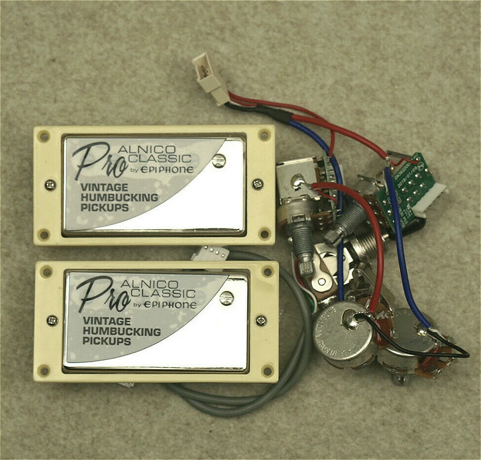 EPIPHONE CLASSIC PRO ALNICO CLASSIC PUPS WITH PRO WIRING HARNESS