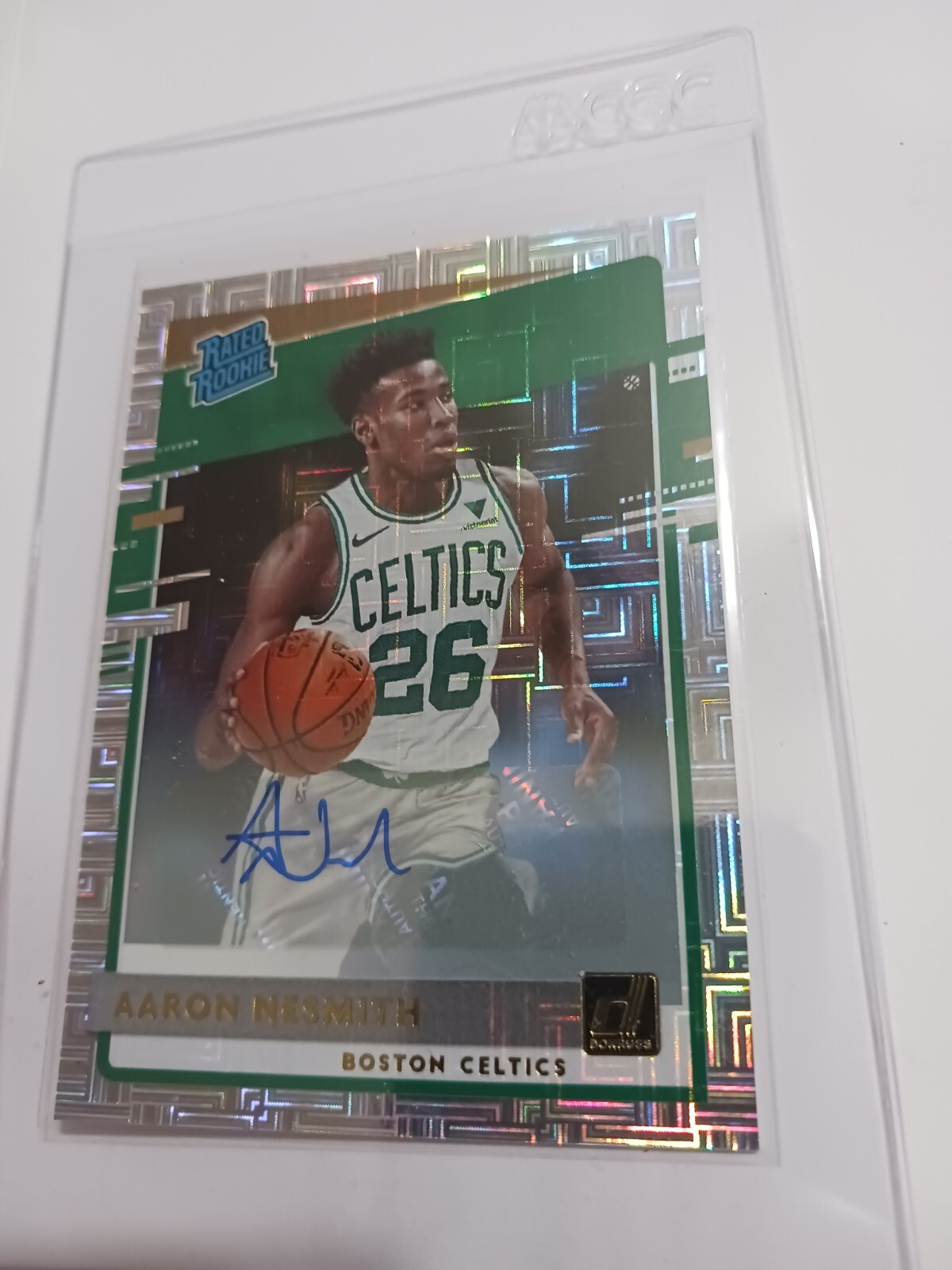 Donruss Aaron Nesmith Celtics 2020-21 CHOICE AUTO #232 Rated Rookie Holo