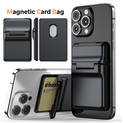 For iPhone 15 14 13 12 11 Pro Max 15 14 Plus MagSafe Magnetic Card Holder Wallet
