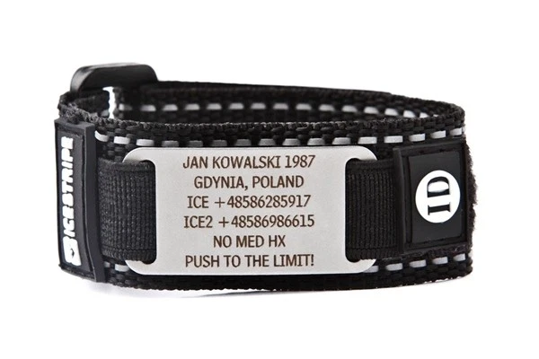 Notfallarmband ID Edelstahl Armband inkl. Gravur nach Wunsch! Sport Medizinische - Bild 2 von 4