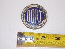 Vtg Dort Flint Michigan Enamel Radiator Grille Car Vehicle Emblem Badge Vtg Dort Flint Michigan Enamel Radiator Grille Car Vehicle Emblem Badge