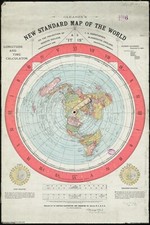 FLAT EARTH - MAP POSTER 24x36 - WORLD 1565
