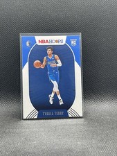 2020-21 NBA Hoops Tyrell Terry Base Rookie Card #218 DALLAS MAVERICKS