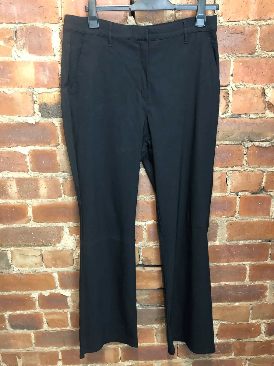 Flat front top wide leg trousers