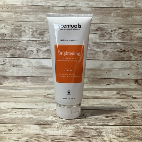 SCENTUALS Brightening Body Scrub Vitamin C Hyaluronic Acid 6.7oz Full