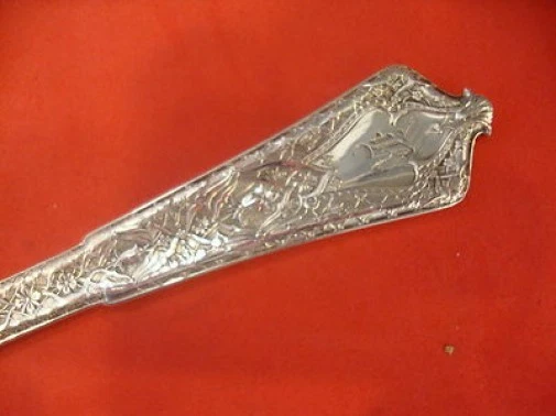 Persian by Tiffany and Co Sterling Silver Dessert Knife FH All Sterling 8 1/8" - Image 2 of 4