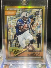 2018 Panini Classics -Saquon Barkley #13 -Timeless Tributes Gold Refractor 63/65