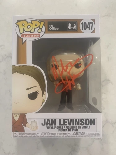 🔥The Office Melora Hardin Autographed Funko Pop # 1047 COA JSA w/Protector🔥