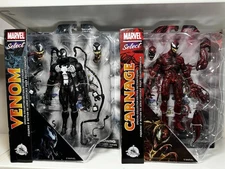 Diamond Select Disney Marvel Comics Venom + Carnage 8” Action Figures