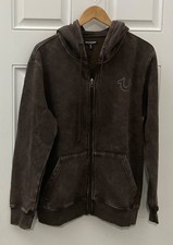 True religion WASHED HS ZIP HOODIE Size M.