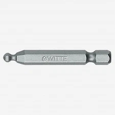 Witte Pro Hex Bit with Ball End, 5.0 x 50mm